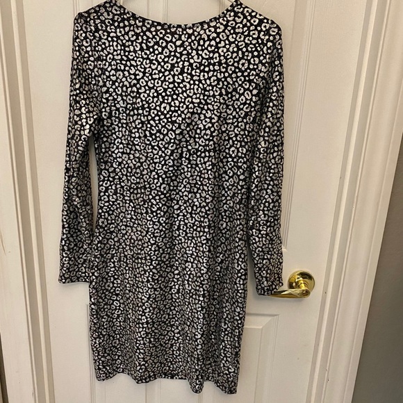 Michael Kors Petite Medium Metallic Leopard Dress - Picture 3 of 5